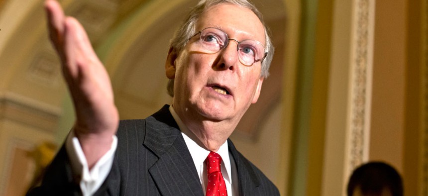 Senate Minority Leader Mitch McConnell has not joined the defunding effort or taken a public position.
