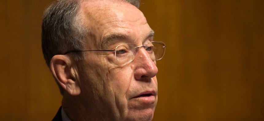 “I’m working,” Sen. Chuck Grassley, R-Iowa, said. “Everybody that works gets paid for working.”