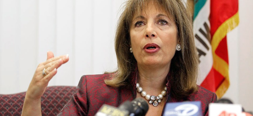 Rep. Jackie Speier, D-Calif., a federal employee advocate, joined the call Friday.