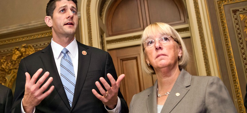 House Budget Chairman Paul Ryan, R-Wis., and Senate Budget Chairwoman Patty Murray, D-Wash.