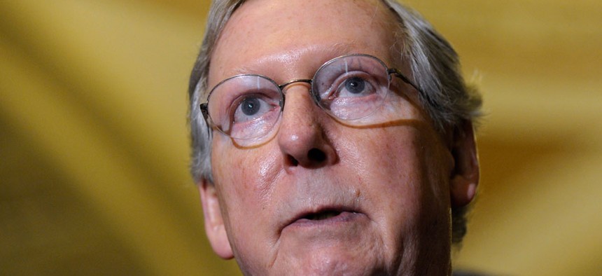"I doubt that the House, or, for that matter, the Senate, is willing to give the president a clean debt-ceiling increase," Senate Minority Leader Mitch McConnell told reporters Tuesday.
