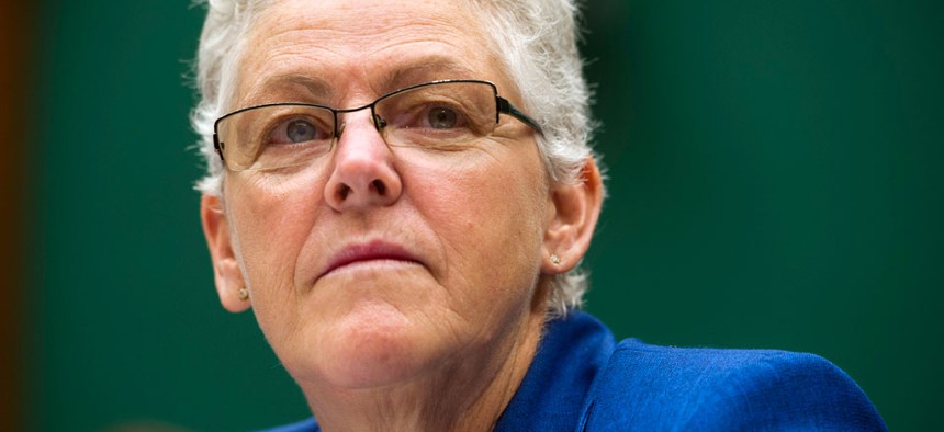 EPA administrator Gina McCarthy; Some have questioned McCarthy's handling of the Beale scandal.