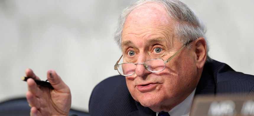 Senate Armed Services Committee Chairman Sen. Carl Levin, D-Mich. 