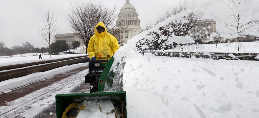 The Washington area has experienced more snow than usual this winter.