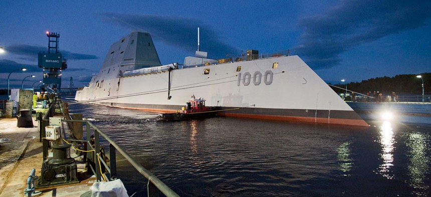 The Navy's USS Zumwalt, which launched in October 2013, will not be fully operational until 2016.