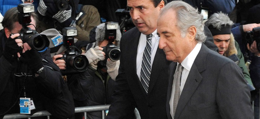 Bernie Madoff, who the SEC repeatedly investigated and didn't catch.