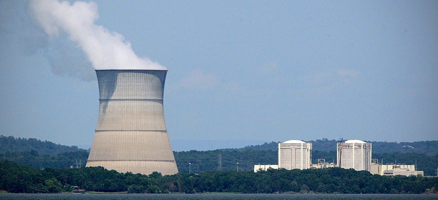  Arkansas Nuclear One and Two power plants generate electricity near London, Ark. 