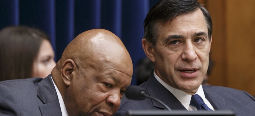 House Oversight Committee Chairman Darrell Issa, R-Calif., and Rep. Elijah Cummings, D-Md.