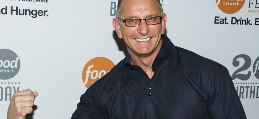 Chef Robert Irvine attends the Food Network's 20th birthday party