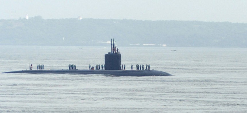 The USS Santa Fe submarine