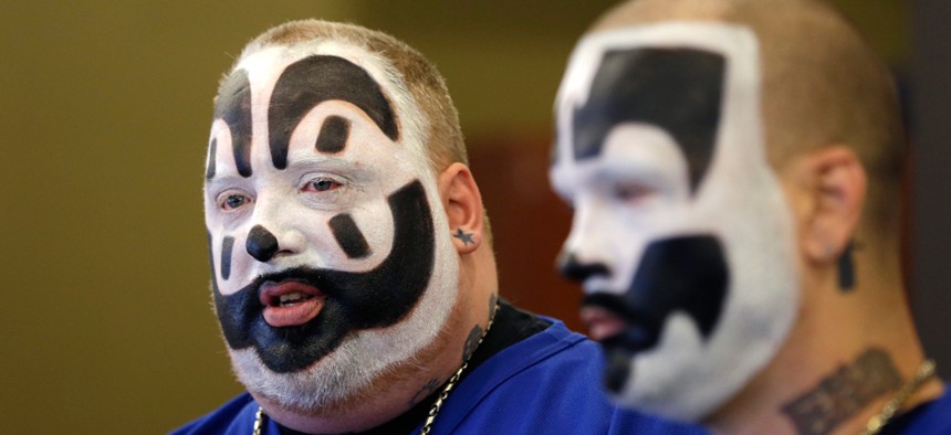 From left, Violent J and Shaggy 2 Dope filed the lawsuit in January.