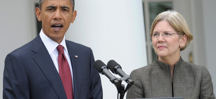 Warren was Obama's choice to head the Consumer Financial Protection Bureau in 2010.