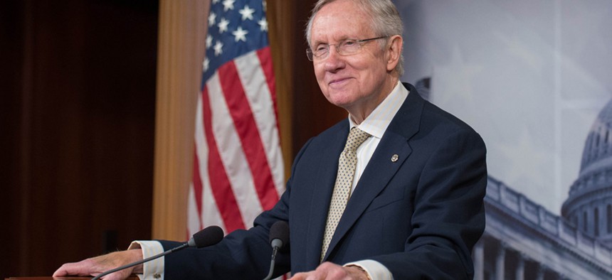 Sen. Harry Reid, D-Nev., is the current Senate Majority Leader .