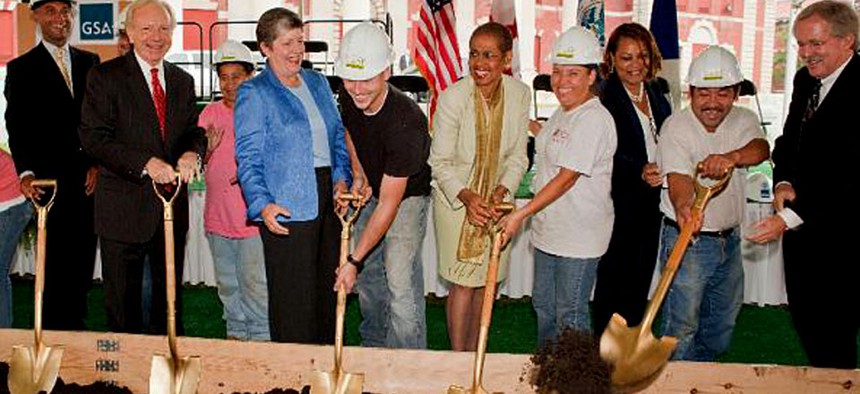 The DHS Groundbreaking Ceremony at St. Elizabeths Campus, September 9, 2009