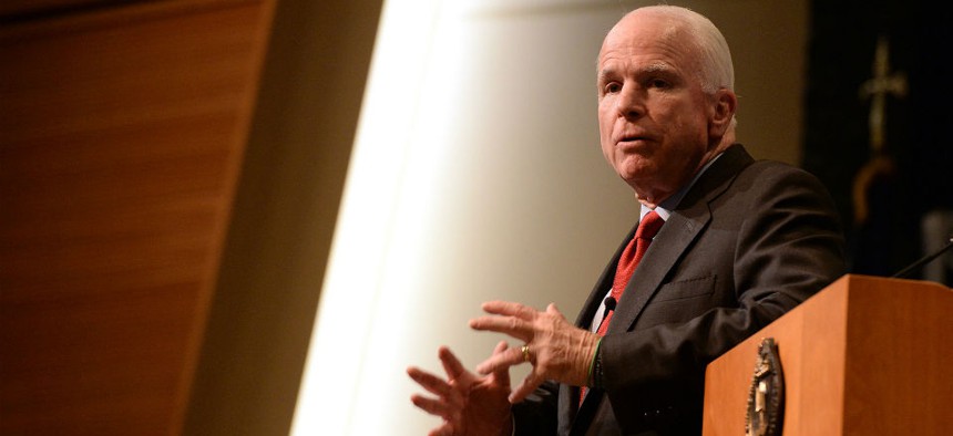 Sen. John McCain called on Obama to present a "strategic approach" for stopping ISIS. 