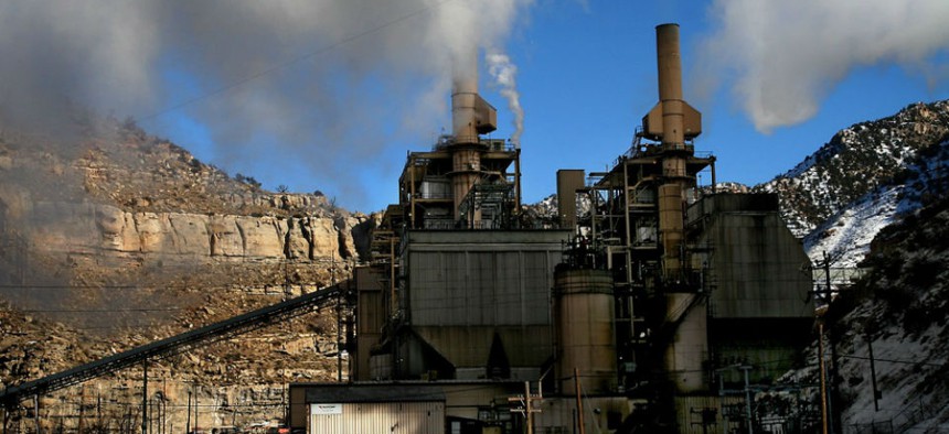 A coal-fired power plant near Price, Utah.