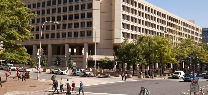 The J. Edgar Hoover FBI Building in Washington.
