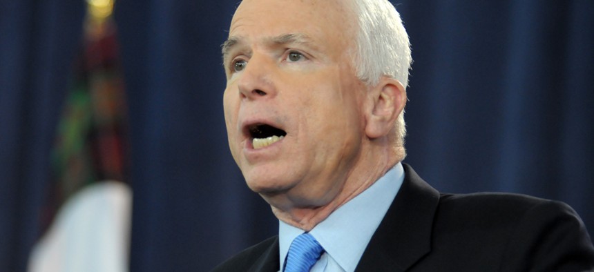"We have to go in, and it's more than pin-prick airstrikes," Sen. John McCain , R-Ariz., said Thursday on Fox News.