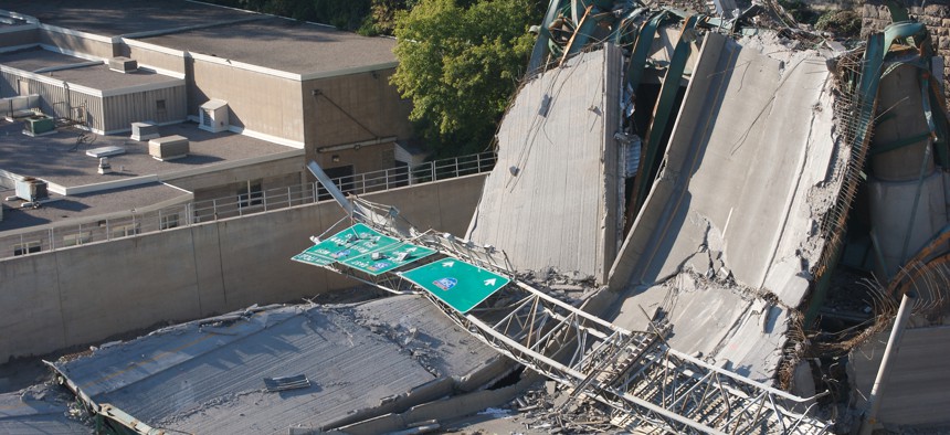 I-35W bridge collapse in Minneapolis