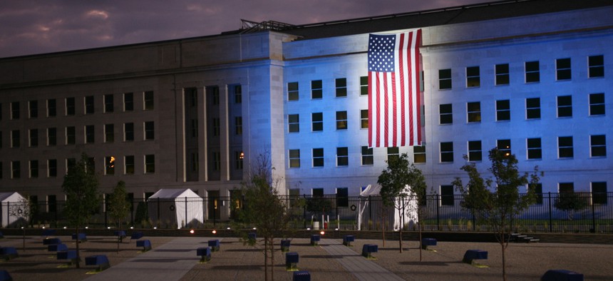 The Pentagon Sept. 11 Memorial was dedicated in 2008.
