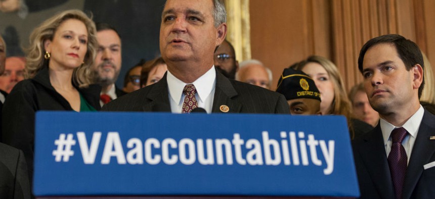 Rep. Jeff Miller, R-Fla., introduced a new measure to recoup bonuses already paid to employees already found guilty of misconduct. 