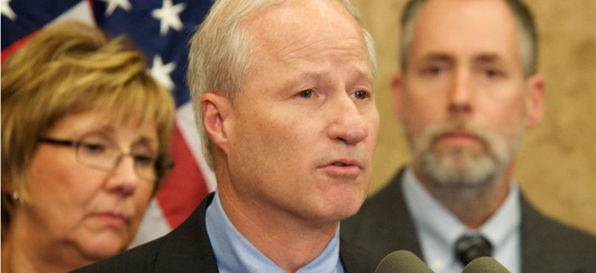 Rep. Mike Coffman reminds VA chief of promise to deal swiftly with problem employees. 