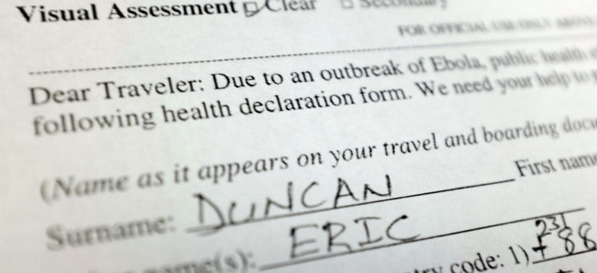 Liberian officials say Duncan lied about his contact with the Ebola virus during airport screening.