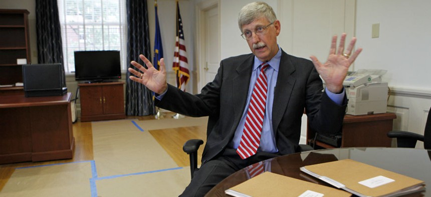 Dr. Francis Collins, director of the National Institutes of Health, believes the agency would have had an Ebola vaccine by now if its research budget had not been cut.