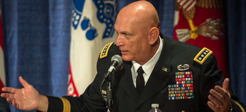 "For those who think we don't need an Army, look around the world and see the things we do every single day," said Gen. Raymond Odierno.