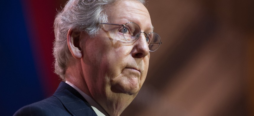 "We will not be shutting the government down or threatening to default on the national debt," McConnell said.