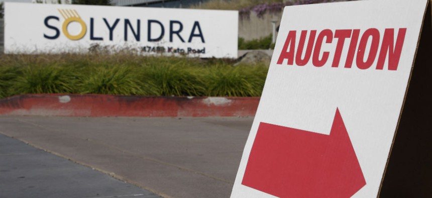 Solyndra received a one half billion dollar loan guarantee from the government before filing for bankruptcy in Sept. 2011.