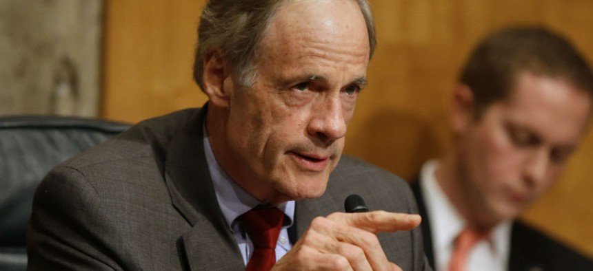 Sen. Tom Carper, D-Del., chair of the Senate Homeland Security and Governmental Affairs committee, tried to attach a postal reform bill to the $1.1 trillion spending package.