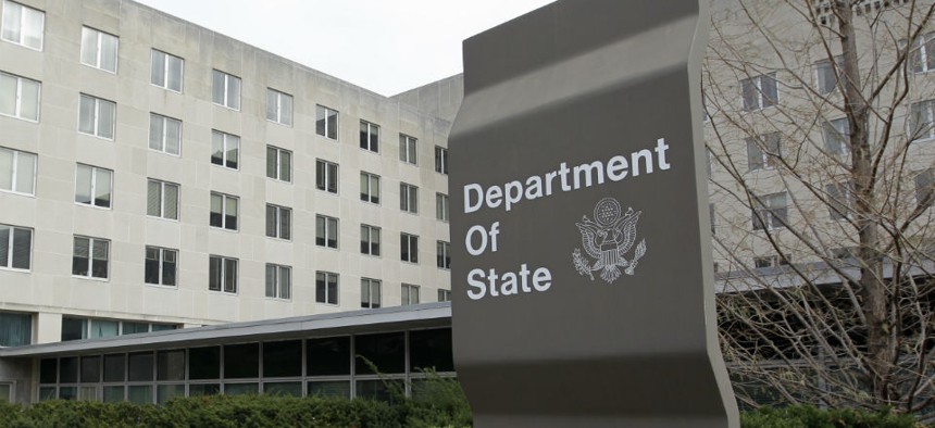 An electrical transformer explosion caused power outages at several government buildings, including the State Department. 