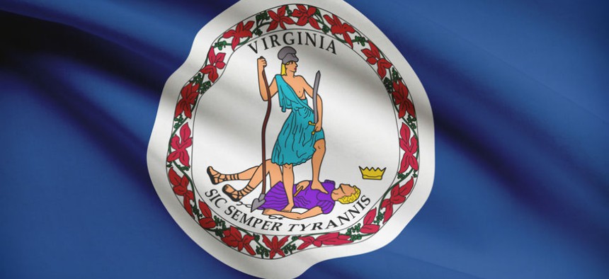 Commonwealth of Virginia flag.
