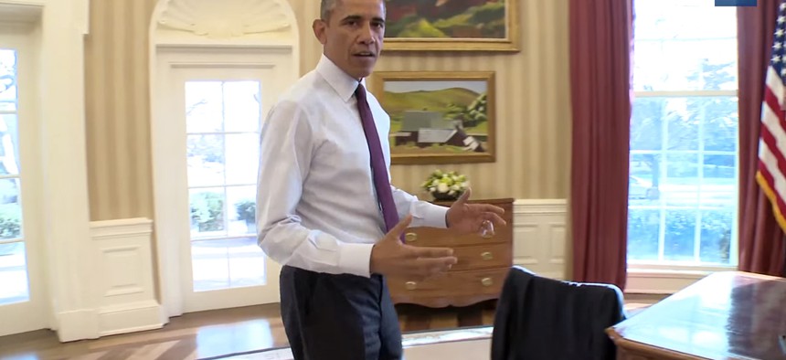 Obama announced the plan in a video on the White House site.