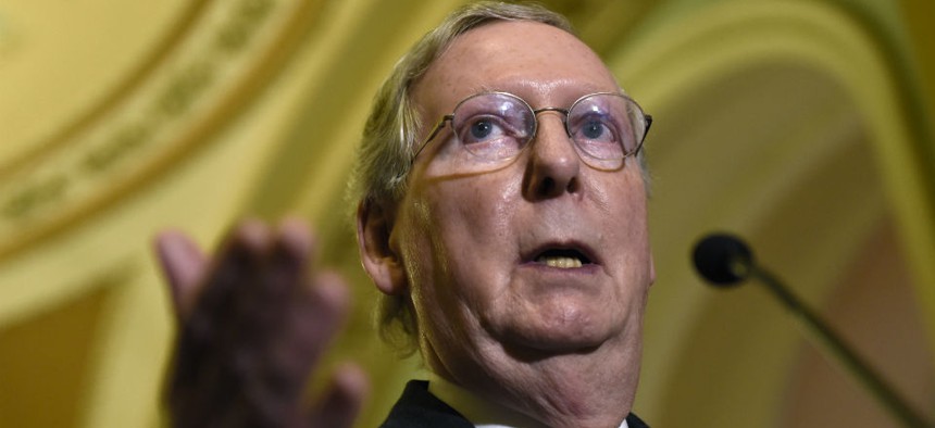Senate Majority Leader Mitch McConnell, R-Ky., has pledged “a lot of restrictions on the activities of the bureaucracy.” 