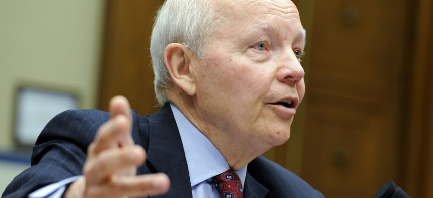IRS Commissioner John Koskinen warns that budget cuts could force the agency to shut down for a couple of days.  