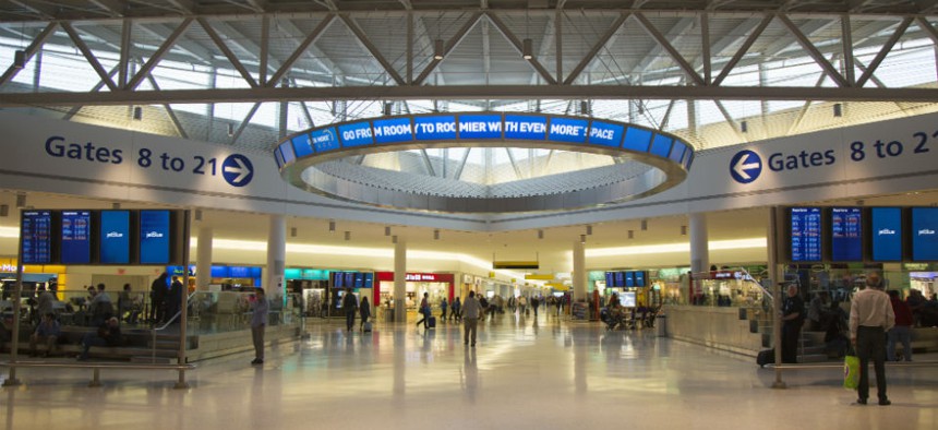 Terminal 5 at JFK International Airport. 