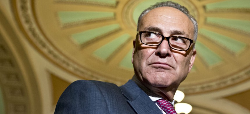 Sen. Chuck Schumer, D-N.Y., said Congress must pass a spending bill quickly. 