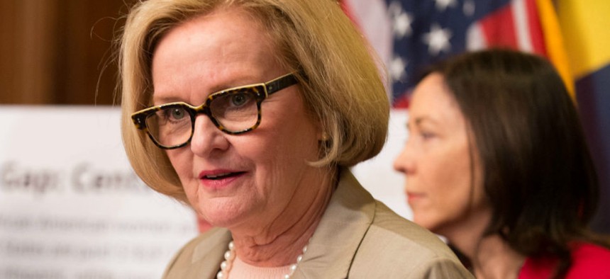 "There are too many cooks in the kitchen. Someone lets [the permit application] sit on their desk and forgets it, " said Sen. Claire McCaskill, D-Mo.