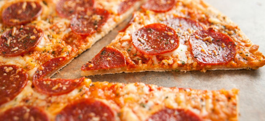 The budget would create a single food safety agency. It notes that pepperoni pizza now has to go through multiple agencies before it is deemed safe for consumption. 