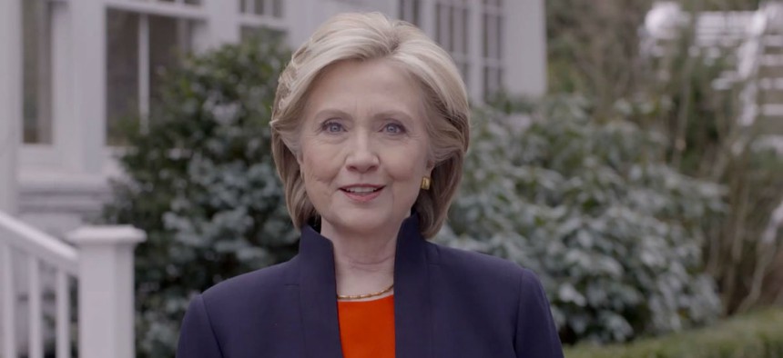 Hillary Clinton announced her campaign for president in a video message April 12.