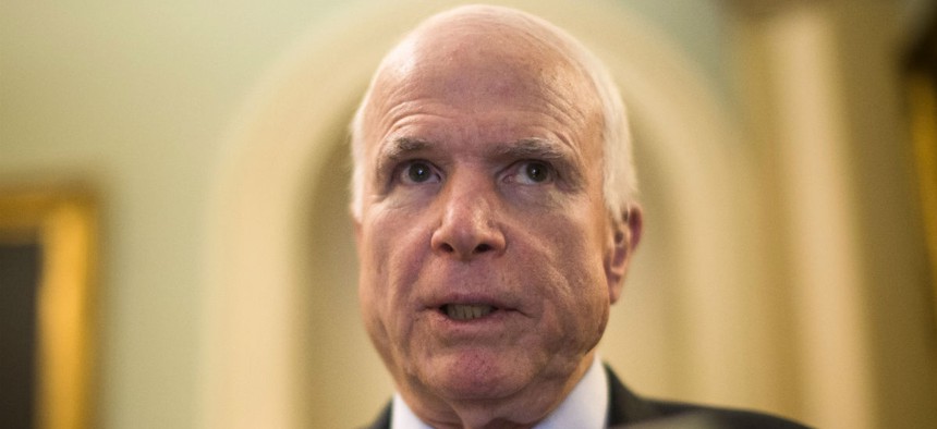 Armed Services Chairman Sen. John McCain, R-Ariz., said he is "not considering” opening the markup.