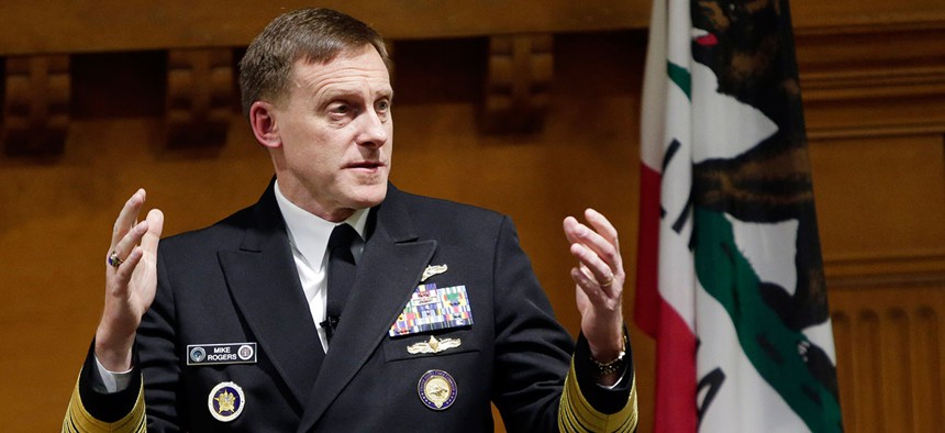 National Security Agency director Mike Rogers speaks at Stanford University in November.