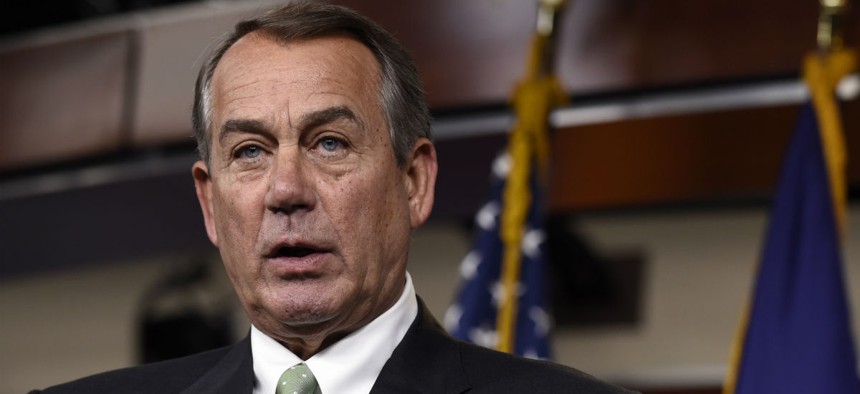 House Speaker John Boehner announced his intention to sue the president in July 2014. 
