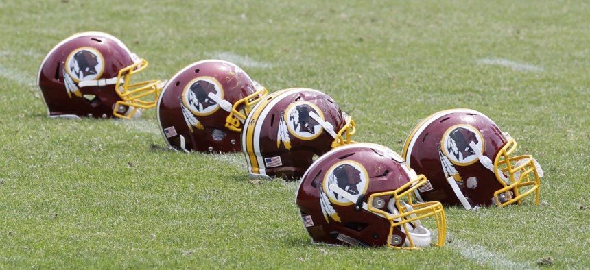 Last summer, the U.S. patent office canceled six of the Redskins' trademark logos because the office considered the team's name "disparaging to Native Americans." 