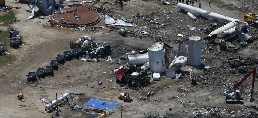 The Chemical Safety Board was involved in the investigation of the April 2013 explosion of a fertilizer plant in West, Texas. 