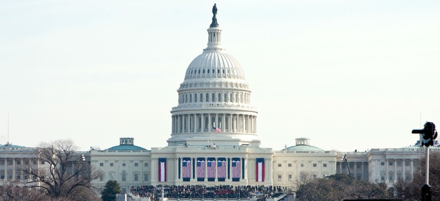 President Obama's inauguration on Jan. 20, 2009. The bill would codify some of the preparations the George W. Bush administration made in 2008 for that transition. 