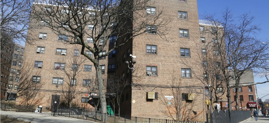 New York City Housing Authority Public Housing in Astoria, Queens, New York, in March 2015.