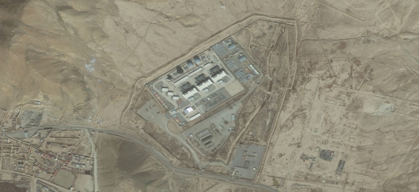An aerial view of the Tarakhil Power Plant.